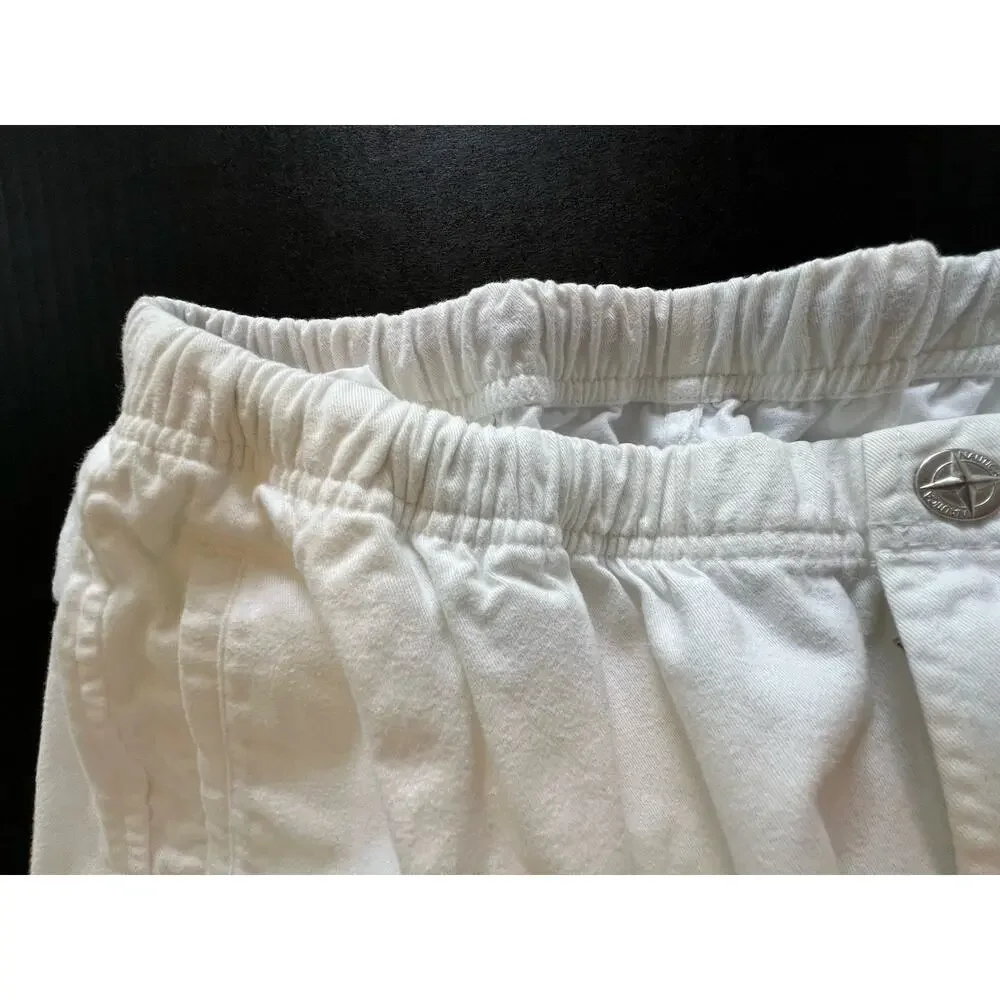 Nautica Pants Mens Size XL 100% Cotton Loose Fit Drawstring Sailing Old Money